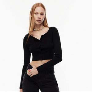 Aritzia Sunday best Izzy Cardigan Black XS